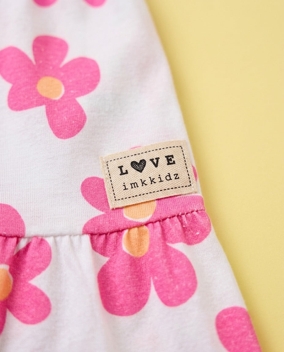Vestido flores rosas - foto 2