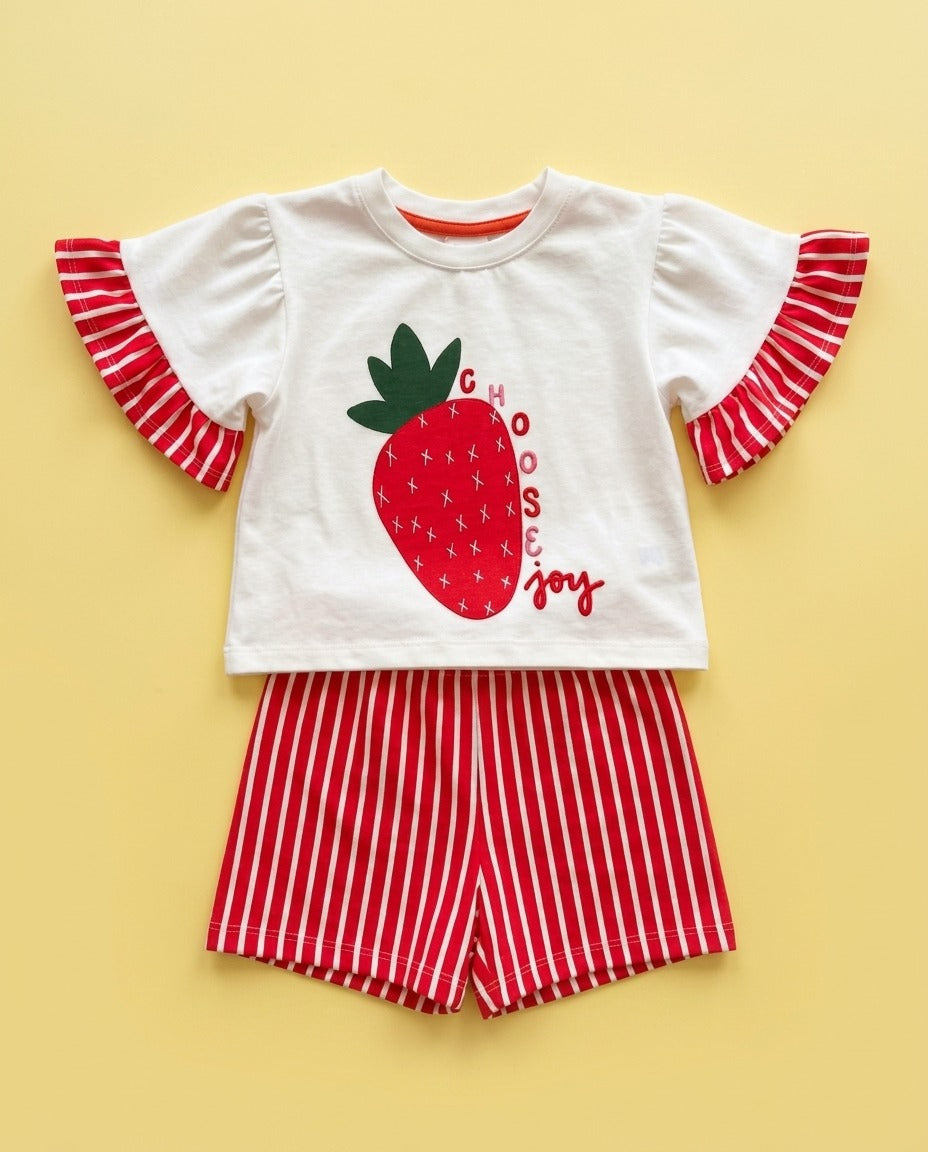 Conjunto moranguinho vermelho - foto 1