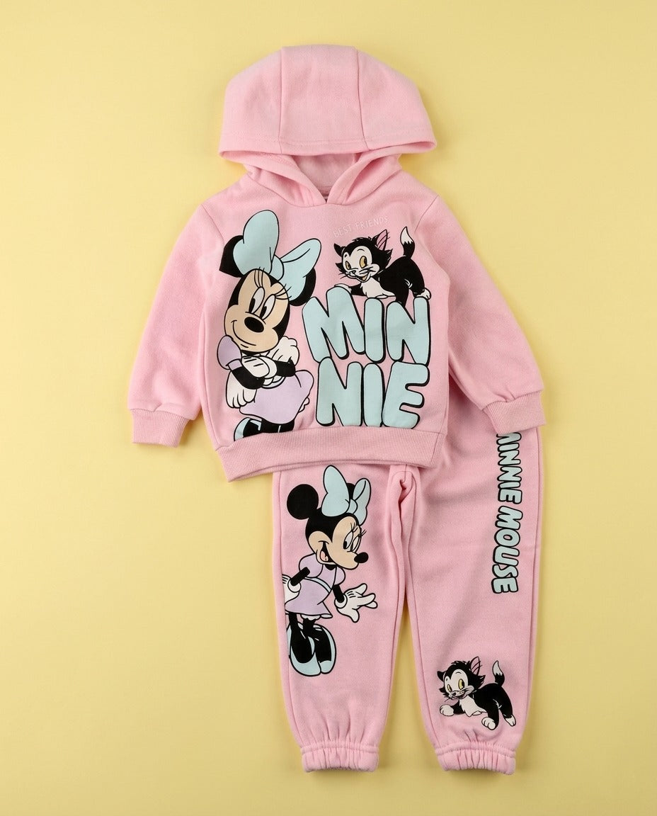 Conjunto rosa Minnie com capuz - foto 1