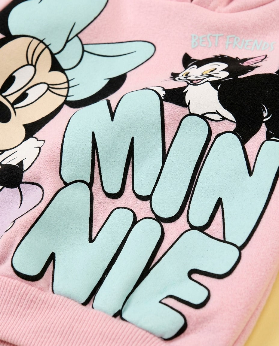 Conjunto rosa Minnie com capuz - foto 2