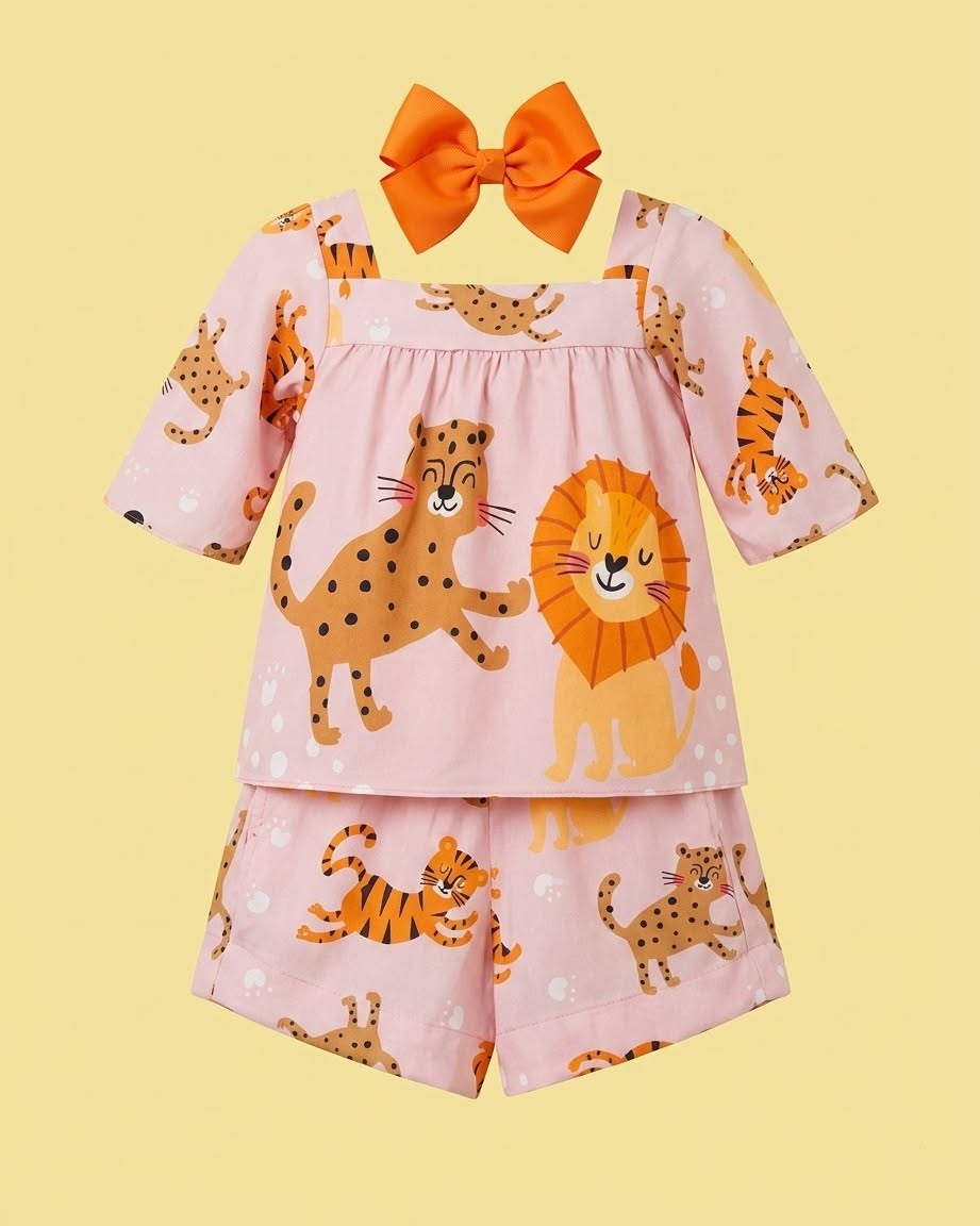 Conjunto safari rosa - foto 1