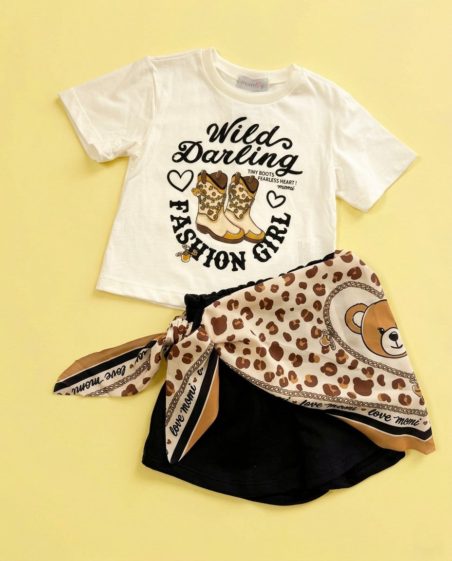 Look fashion girl animal print - foto 1