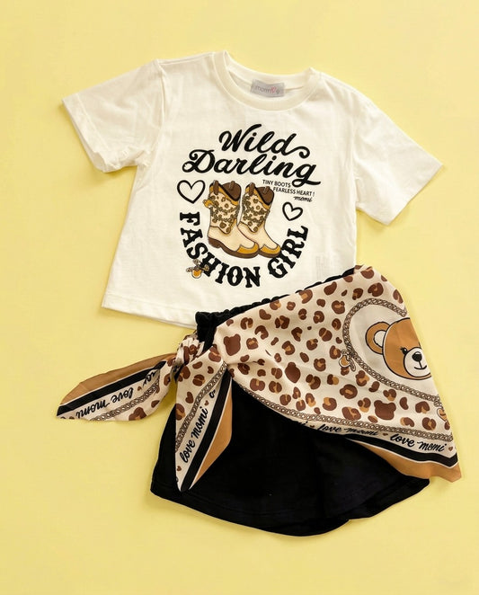Look fashion girl animal print - foto 1