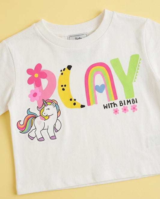 Look Joy com saia estampada - foto 1
