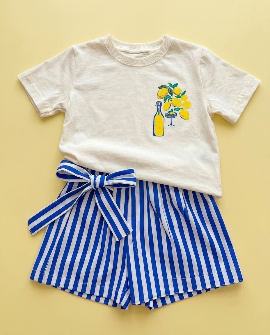 Look lemon com short azul - foto 1
